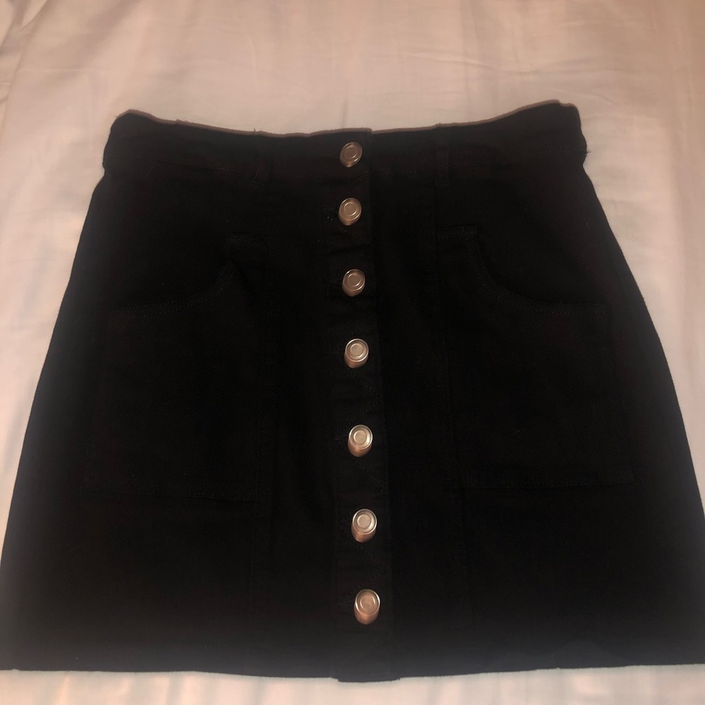 ALTAR’D STATE BUTTON UP BLACK SKIRT NEVER WORN